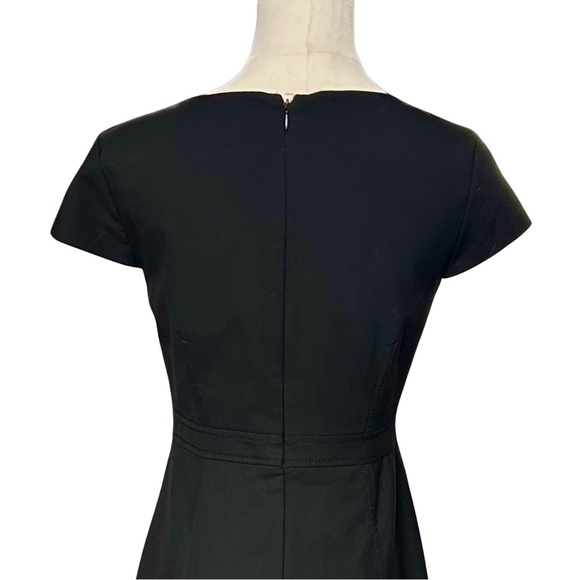 Women's Ann Taylor Cap Sleeve Midi-Length Lined Dress Size 0 - Picture 5 of 11